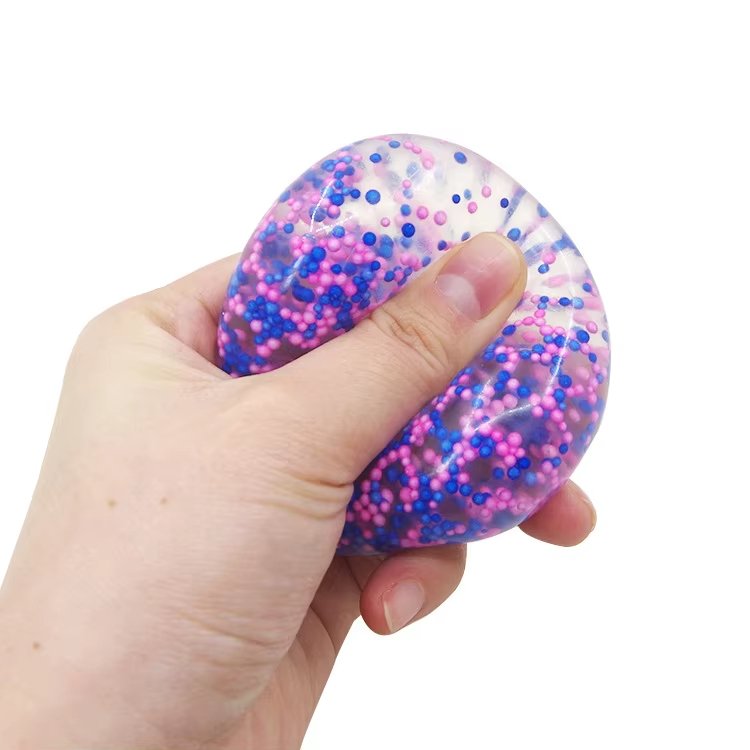 Christmas Colorful Squishy Toy Sensory Fidget Toy Anxiety Relief Squishy Balls Stress Relieve Squeeze Squishy Stress Ball