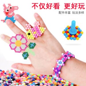 Mini Educational Toys 3D DIY Water Magic Beads Sticky Spray Crystal Beads Water PVA Fuse Beads